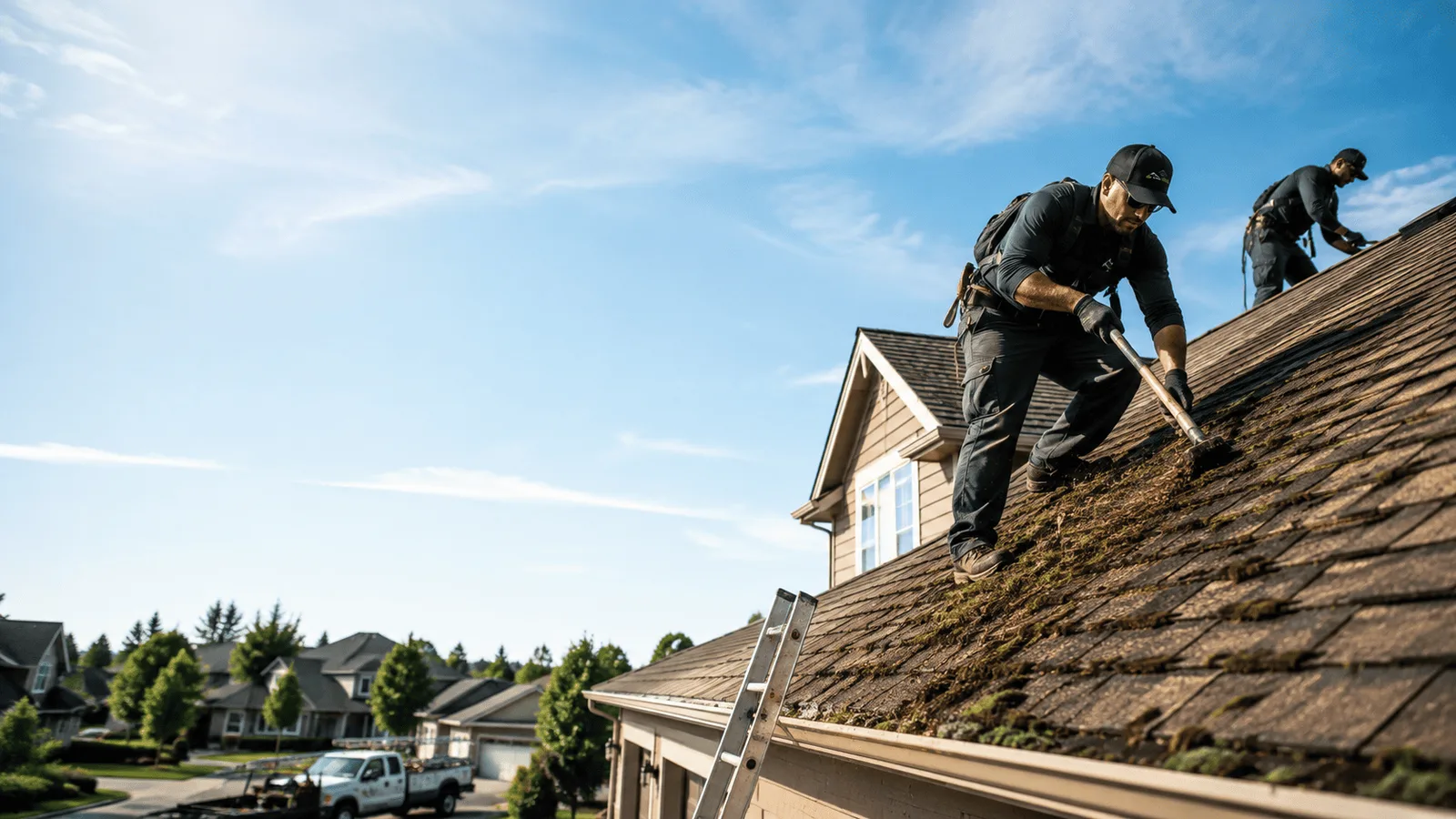 Roof Moss Removal in Honor, MI near me
